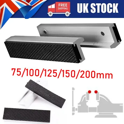 1 Pair Magnetic Soft Pad Jaws Rubber Fit For Vise 3/5/6/8 Inch Long Pad Bench • £11.99