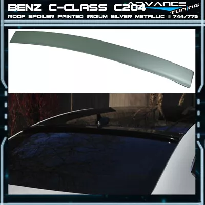 Fits 12-15 Benz C Class W204 C204 2DR OE Style #744 Iridium Silver Roof Spoiler • $78.99