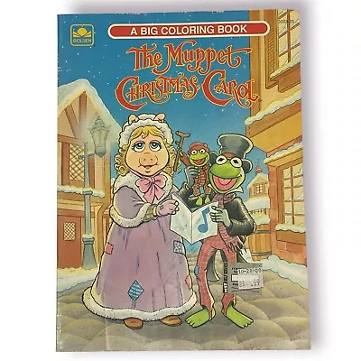 Vintage 1993 The Muppet Christmas Carol Coloring Book  - Paerially Colored • $9.85