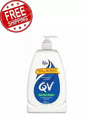 Ego Qv Therapeutic Soft Skin Care Gentle Wash Pump 250g + Bonus 100g • $17.93