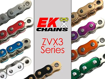 EK 525-ZVX3 Motorcycle Drive Chain (Specify Links And Color) Rivet Master Link • $144.38