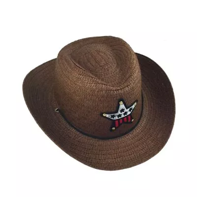 Bucket Hat Fishman Hats Straw Sun Cap Children Hats Pentagram Hat Cowboy Hat • $9.81