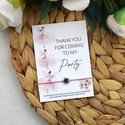 BULK - Thank You For Coming To My Party Fairy Wish Bracelet • £6