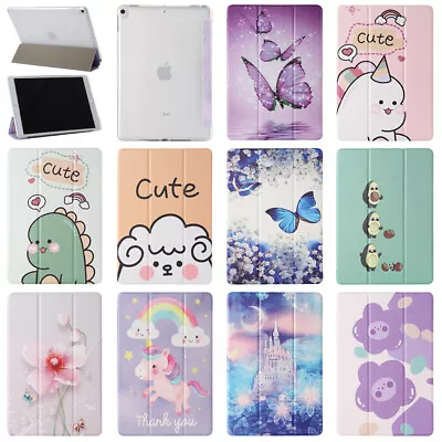 For IPad Pro 11 10.5 10.2 Air 10.5 Cute Tablet Pattern Leather Stand Case Cover • $14.18