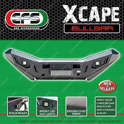 EFS Xcape Bullbar For Holden Colorado 16-On Bumper Replacement LED Aux Lights • $1861.95