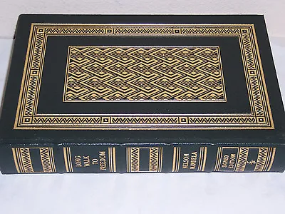 Easton Press Signed LONG WALK TO FREEDOM An Autobiography Nelson Mandela • $2275