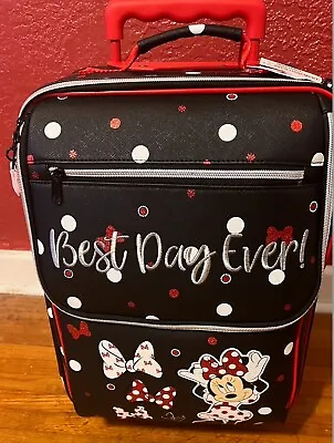 New Rolling Suitcase - Disney Minnie - Mouse Best Day Ever  • $40
