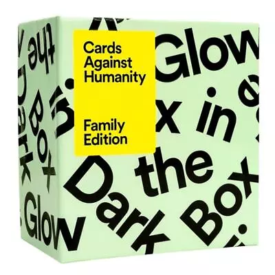 Cards Against Humanity Family Edition Glow In The Dark Box • $48.95