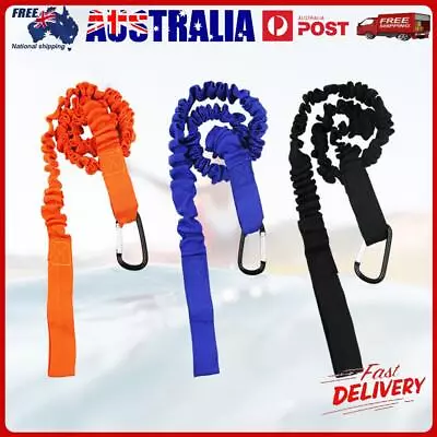 AU Elastic Kayak Paddle Leash Fishing Pole Tether Tie Rope Rowing Boat Accessori • $8.27