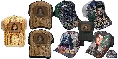 TATTOO Santa Muerte Malverde Tamaulipas Rhinestone Trucker Mesh Fashion Cap Hat • $15.99