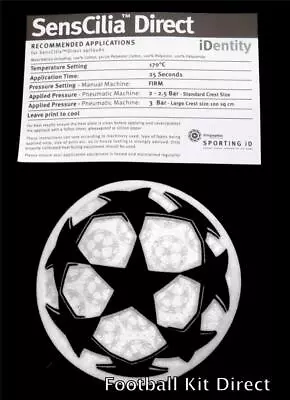 Official Champions League Starball Football Patch/Badge 2008/2023 • £8.99