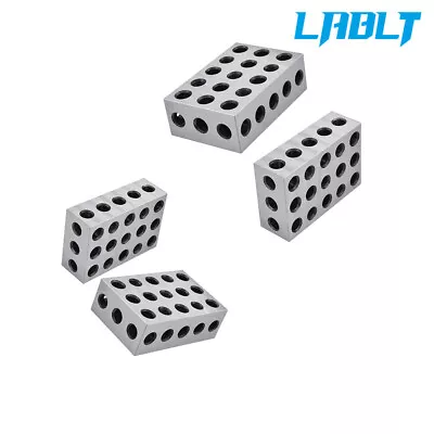 LABLT 2 Matched Pair 2-4-6 Blocks 23 Holes .0002  Machinist Precision 246 Jig • $129.02