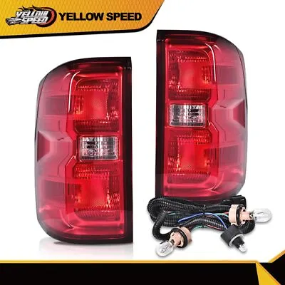 Fit For 2014-2018 Chevy Silverado 1500 2500 3500 Tail Lights Brake Lamps W/bulbs • $47.05