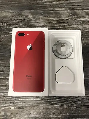 Apple Iphone 8 Plus Used Box And Accessories NO PHONE INCLUDED Red 64GB • £22.99