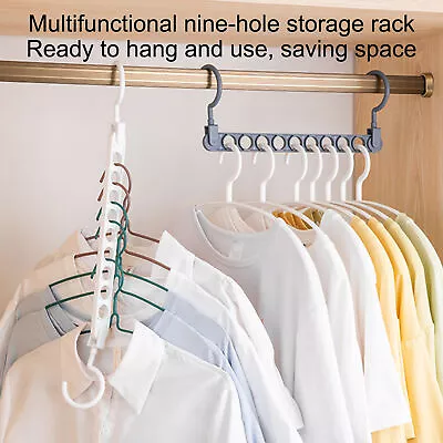 2 Pack Metal Wonder Closet Hanger Organizer Hook Space Saving Clothes Rack NEW • $10.64