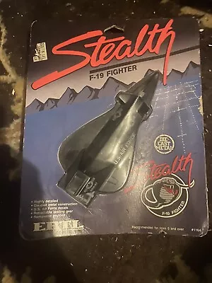 1989 Vintage Sealed Ertl Diecast Metal F-19 Stealth Fighter Jet U.S. Air Force • $14.99