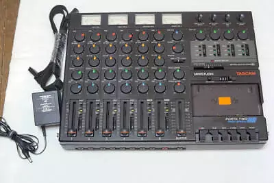 Tascam Porta Two Ministudio 4 Track Cassette Tape Recorder Tested • $737.50