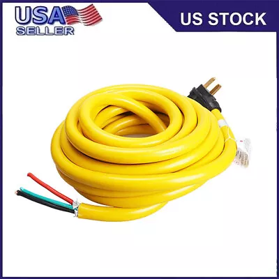 30/36Foot RV/Generator Power Cord 50-Amp Extension Cord 14-50P To Bare Wire USA • $87.89