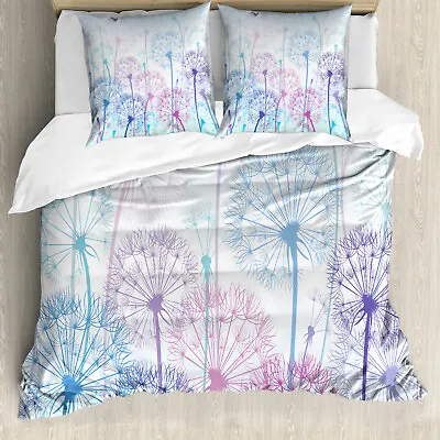 Dandelion Duvet Cover Abstract Flora Design • £29.99