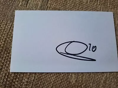 Signed Callum O'hare Coventry City Football White Index Card • £4.99