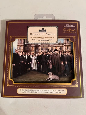 £5 • Buy Downtown Abbey 6x6 Luxury Paper Pad, Double Sided Cardmaking Crafting
