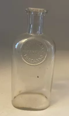 Antique H.H. HAY & SON Pharmacy Medicine Drug Bottle Portland Maine • $11.99