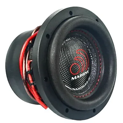Massive Audio 6  600 Watt Subwoofer Dual 4 Ohm Voice Coil HIPPOXL64 • $103.99