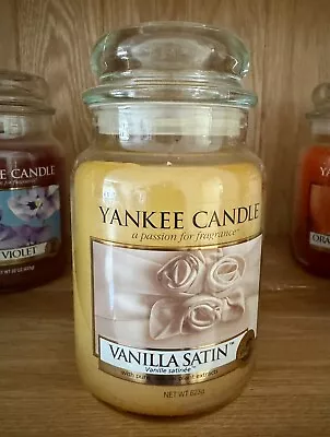 Yankee Candle Rare Retired  22oz 623g Vanilla Satin  Large Jar • £45