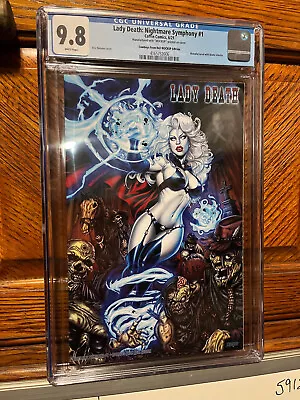 Lady Death #1 Nightmare Symphony - Cowboys From Hell Mockup Comic Book - CGC • $750