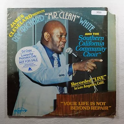 Rev Richard Mr Clean White Your Life Is Not Beyond Repair   Record Album Vinyl • $27.84