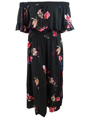 $29.99 • Buy City Chic Women's Plus Size Printed Off-The-Shoulder Maxi Dress