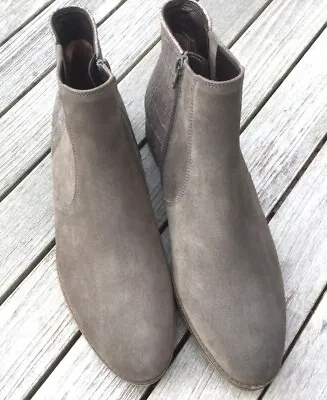 Ladies GABOR Ankle BOOTS Size 9 UK; Taupe • £40