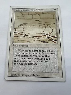 Circle Of Protection White Revised 3rd Edition #13 Magic The Gathering 1994 MTG • $1.49