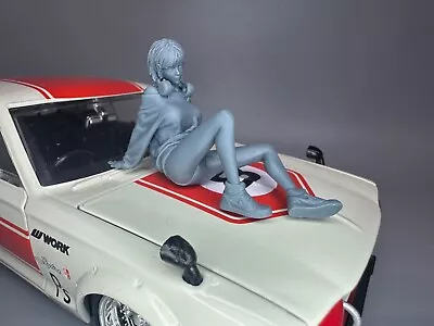 1/24 Scale Sexy Girl Sitting Resin Figure Unpainted • $20