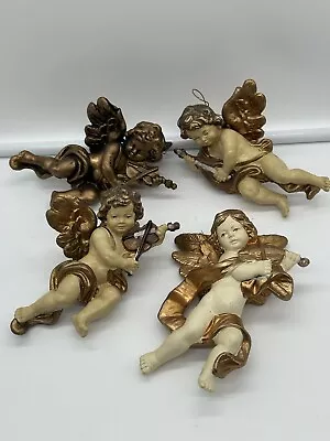 Lot Of 4 Vintage Angel Cherub Christmas Ornaments Figurines 6  • $30