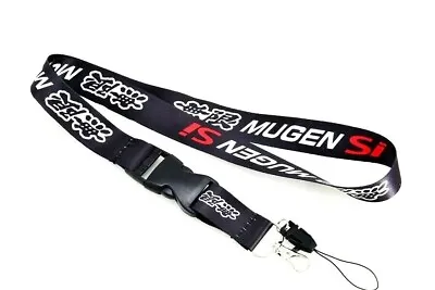 JDM MUGEN SI Racing DOUBLE SIDE NYLON Lanyard Neck Strap KeyChain Quick Release • $8