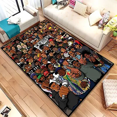 Hip Hop Rug Rap Music Rug Rapper Rug Hip Hop Stars Rug Music Rug Cool Rug • $56