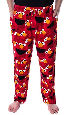 Sesame Street Adult Elmo Expressions Soft Polyester Pajama Pants • $19.99