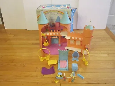 RARE Vintage G1 My Little Pony Teal Dream Castle Play Set Accessories • $199.99