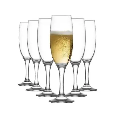 12x Empire Champagne Flutes Stemware Glasses Prosecco Sparkling Wine 220ml • $39