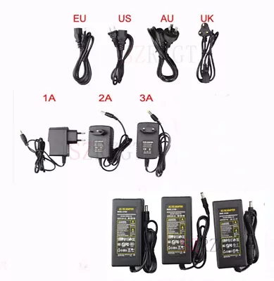 $2.49 • Buy AC110 220V Power Supply Adapter LED Strip 1A 2A 3A 5A 8A 10A DC 5V 12V 24V