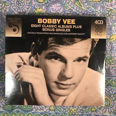$31.11 • Buy Eight Classic Albums Plus Bonus Singles By Bobby Vee (4 CD, Real Gone Music)