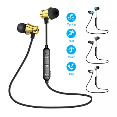 Wireless Earphone Bluetooth Sport Headphone Magnetic Headset For IPhone Xiaomi • $6.31