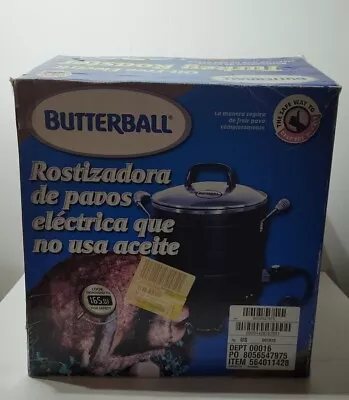 BUTTERBALL Masterbuilt OilFree Electric Turkey Fryer Roaster Cooker NEW 20100809 • $275