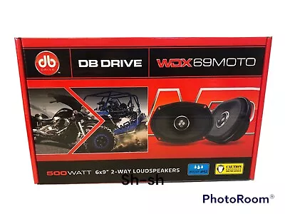 Db Drive Wdx69moto 500 Watt 6 X 9  Harley Bagger Motorcycle  2-way Loudspeakers  • $188