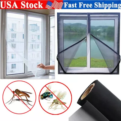 DIY Window Screen Netting Mesh Door Curtain Net Mosquito Fly Bug Insect Screen • $8.39