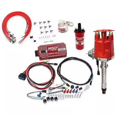 MSD 8361 Fits Chevy Billet Distributor W/Vac Ignition Kit 6425/31229 • $986.99