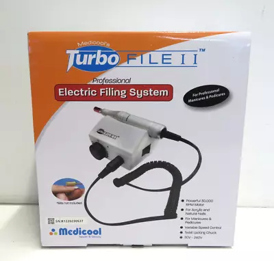 Medicool Turbo File 2 II Professional Manicure Pedicure Nail Filing System - NEW • $54.99