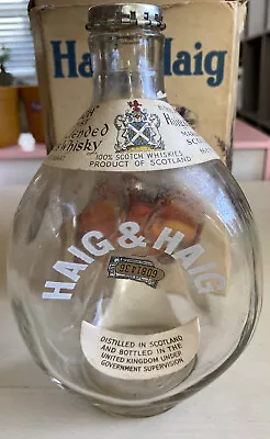 Vintage Haig And Haig Pinch Scotch Whiskey Bottle W/ Cap & Box!!! • $25