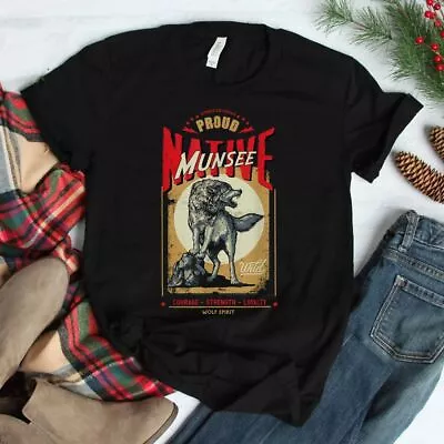 SALE!! Munsee Native American Indian Born Wolf Spirit T-Shirt Size S-5XL • $22.99